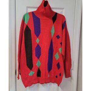 Gispa Vintage Print Sweater XL